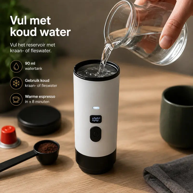 Draagbare Zelfverwarmende Koffiemachine