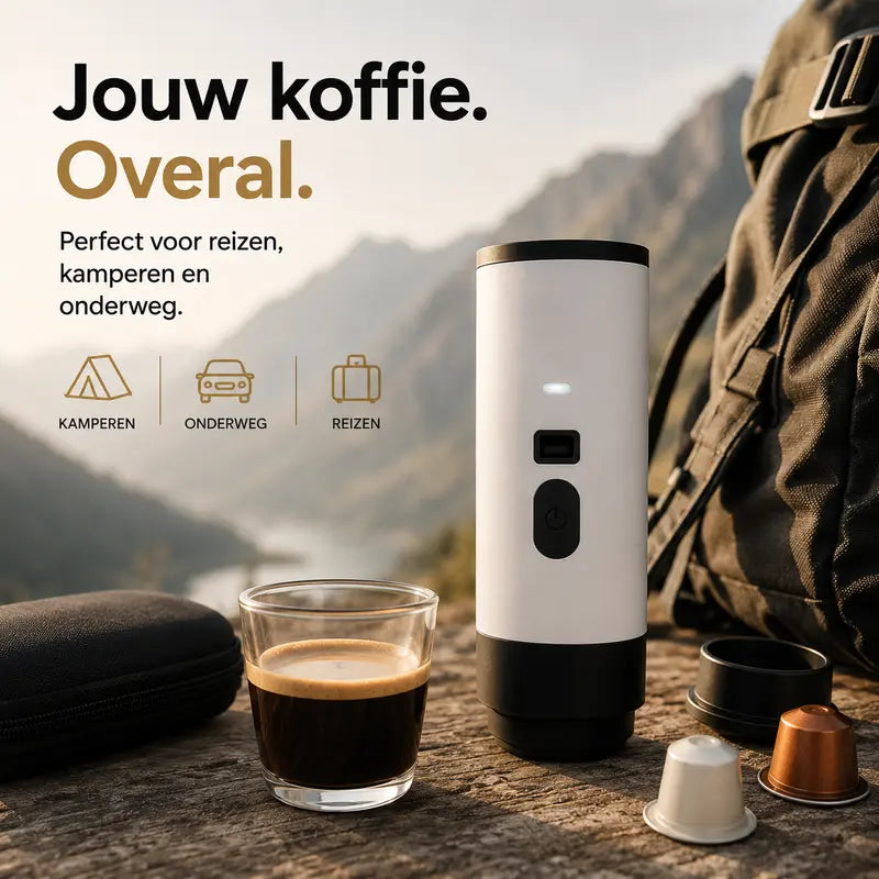 Draagbare Zelfverwarmende Koffiemachine